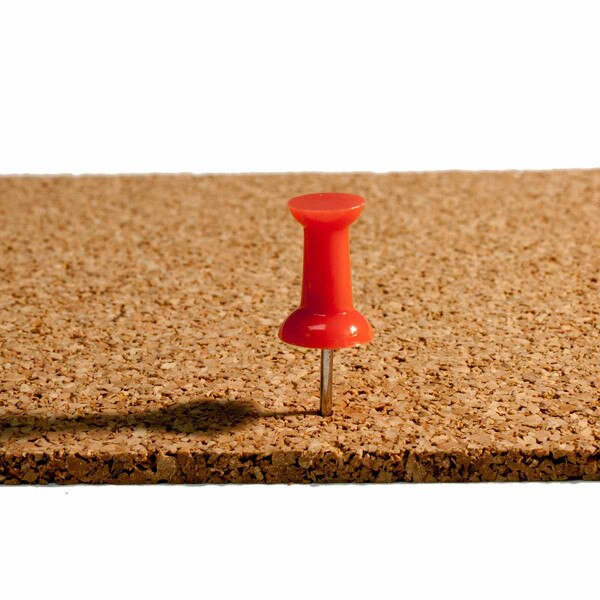 1/8" Natural Tan Cork 36" Wide Full Roll With Tack Image